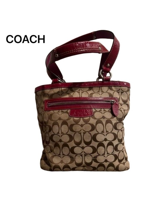 Coach Handbags - COACH PENELOPE SIGNATURE CANVAS TOTE